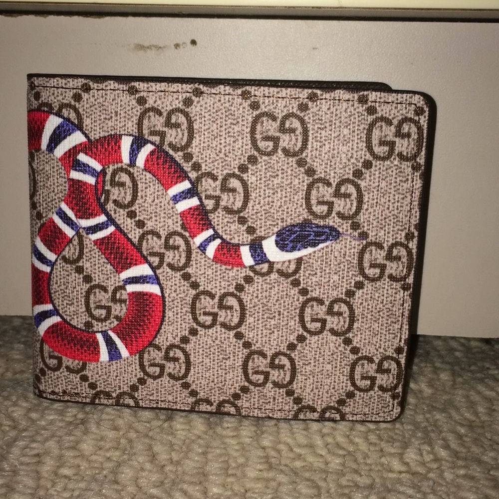 Gucci Supreme Kingsnake Wallet